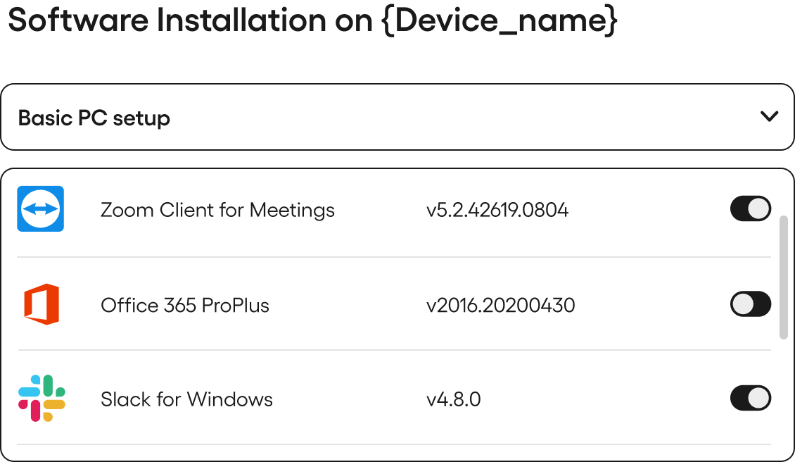 Automate and simplify onboarding and offboarding side en
