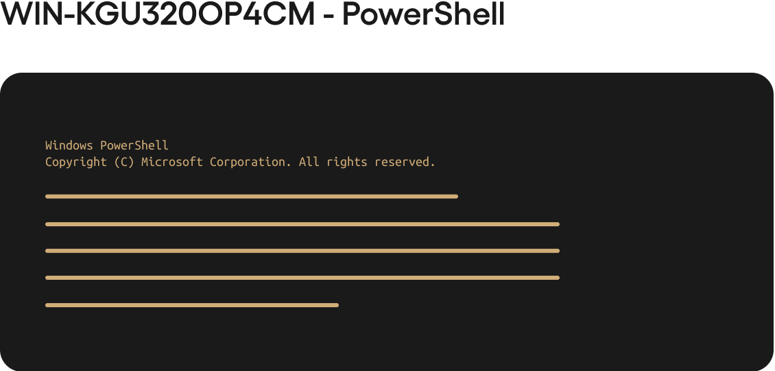 POWERSHELL side en