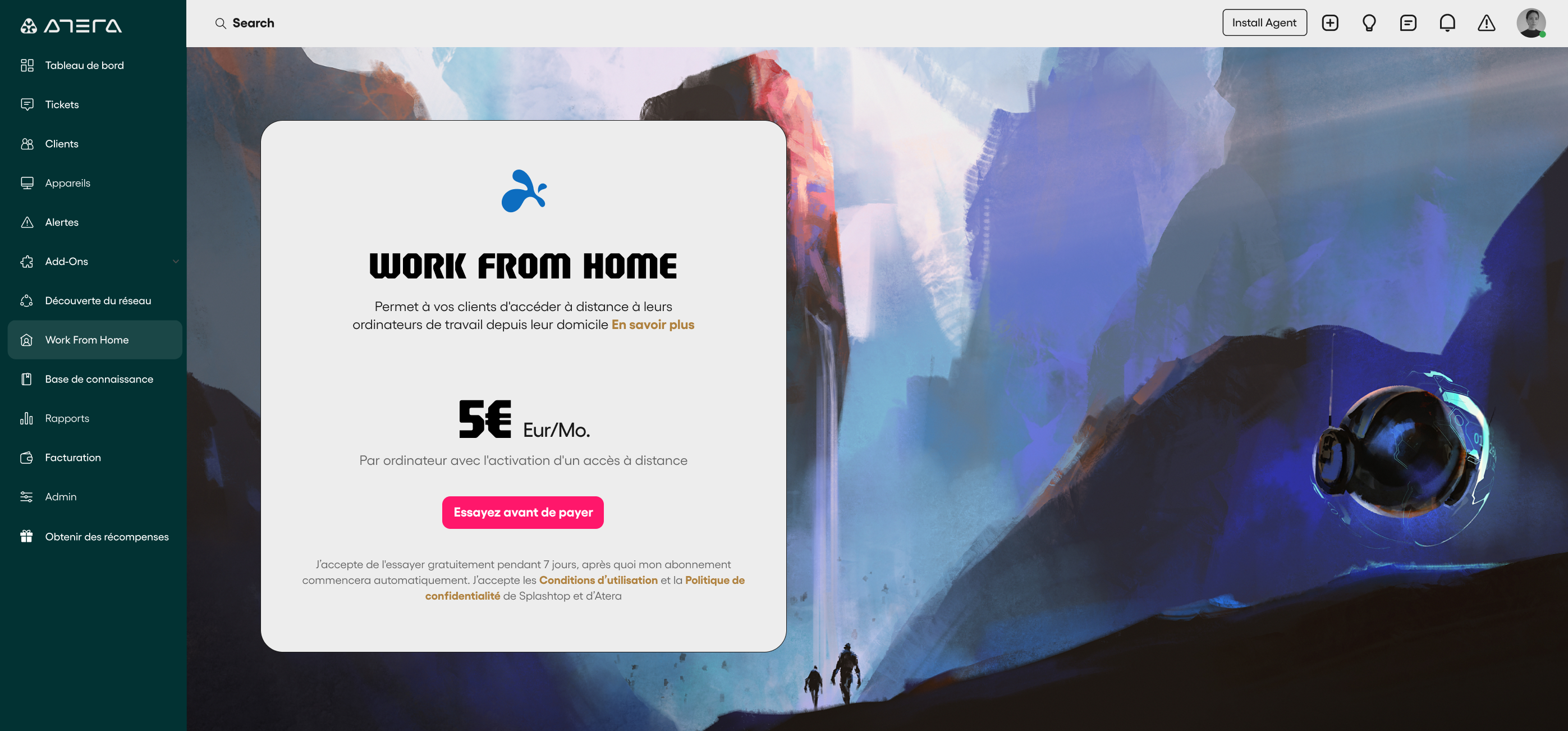 Work from home
