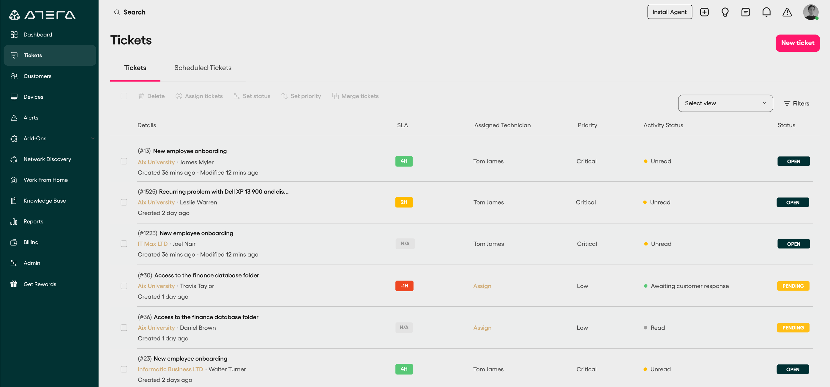 Ticket Automation Desktop
