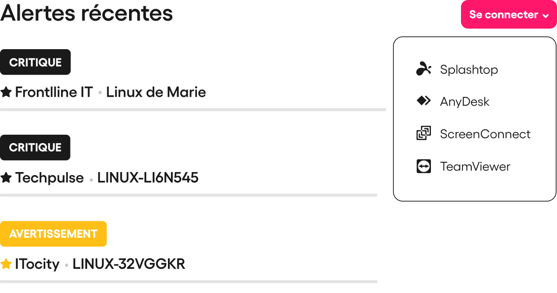 Alertes récentes Linux