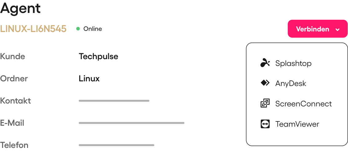 Remote Linux in Atera