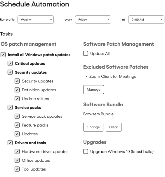 Automated Software installation