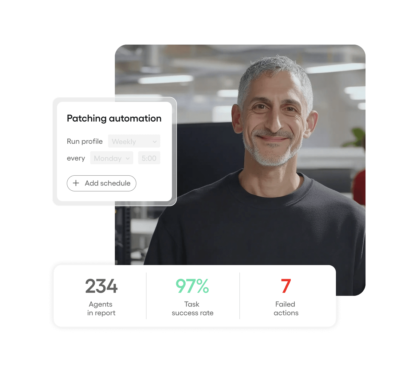 An IT pro and his Patching Automation screenshot of the platform