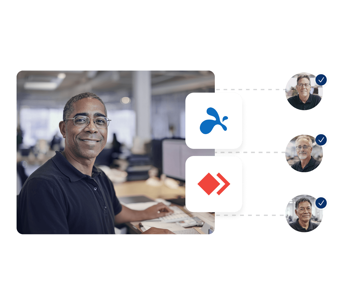 IT technician using remote access tools like Splashtop and ConnectWise to support factory employees.