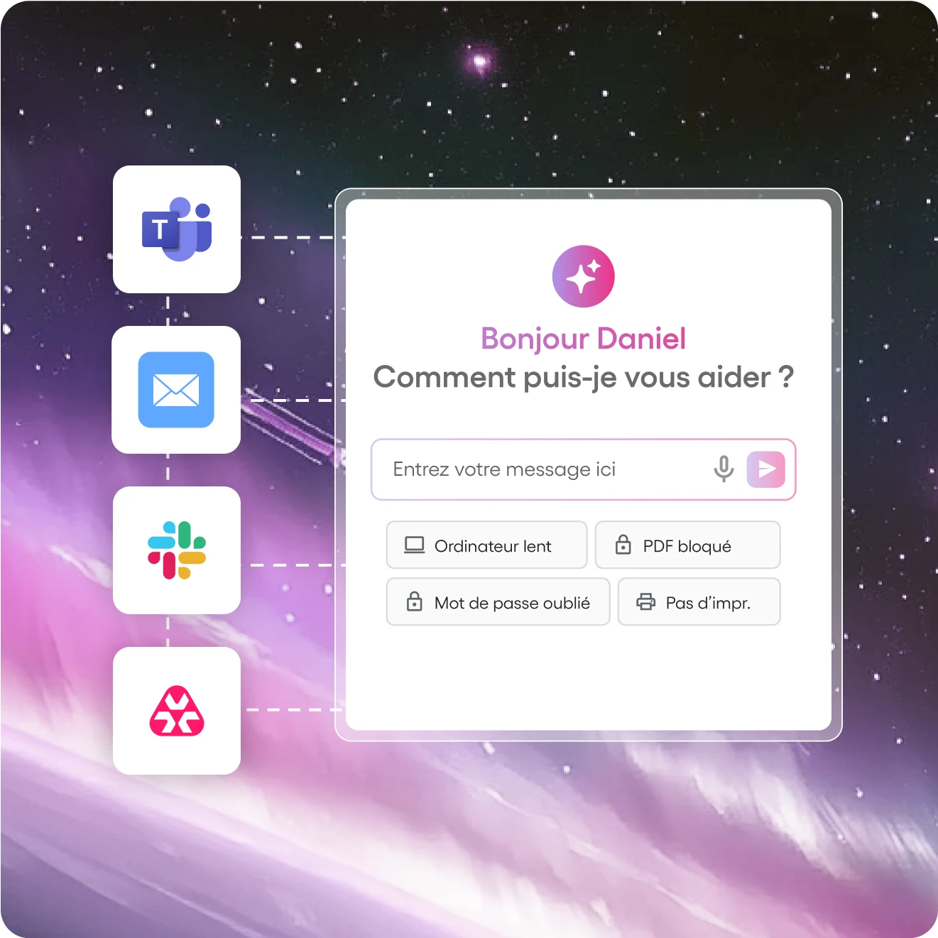 Systeme d'Atera Chat IA Autopilot
