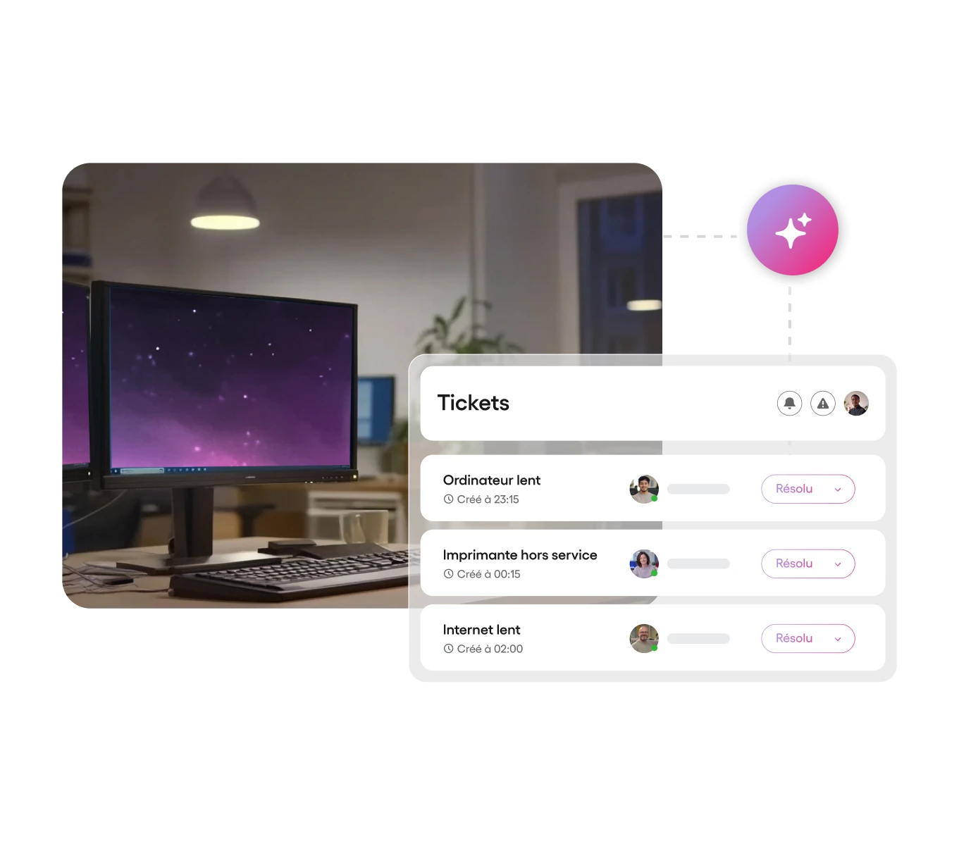 Systeme d'Atera des tickets avec Autopilot