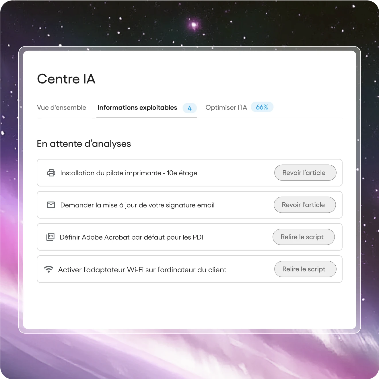 Systeme d'Atera de Chat IA avec Autopilot