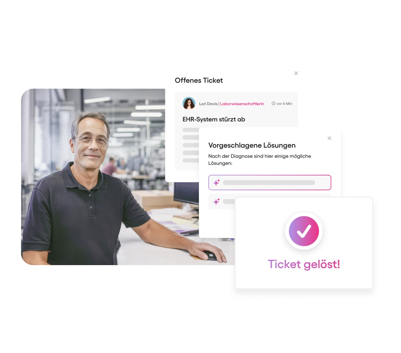 Ticketmanagement mit KI-gestützten Lösungsvorschlägen