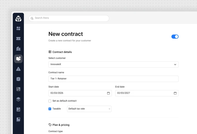 Contracts with differentiated rates
