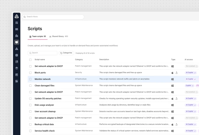 Scripting and automation