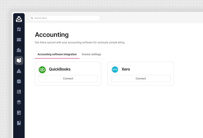 QuickBooks and Xero integrations